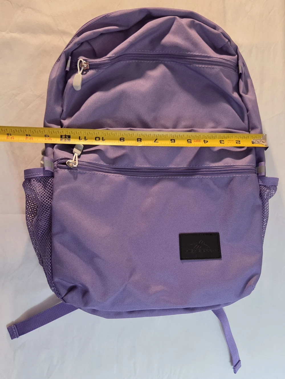 High Sierra - Purple Backpack with Mesh Side Pockets